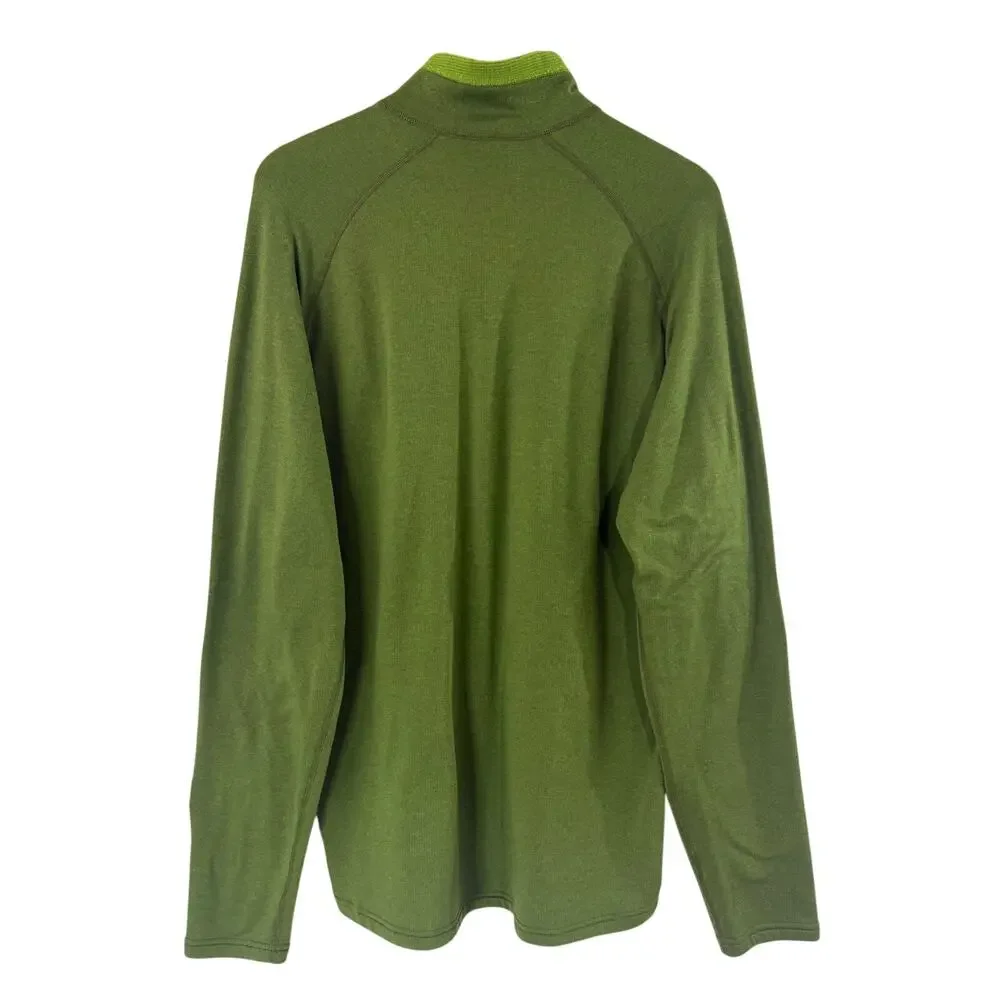Patagonia R1 Regulator 1/4 Zip Pullover Green Men’s L Made USA Vintage